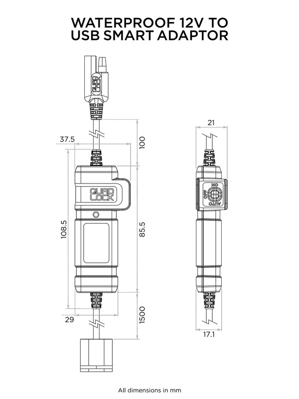 USB зарядно QUAD LOCKUSB зарядно QUAD LOCK - Image 2