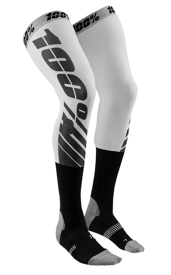 Mотокрос/вело чорапи 100% REV KNEE BRACE BLACK/WHITEMотокрос/вело чорапи 100% REV KNEE BRACE BLACK/WHITE