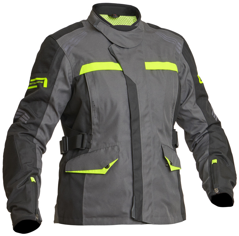 Дамско текстилно мото яке Lindstrands Granberg Grey/yellowДамско текстилно мото яке Lindstrands Granberg Grey/yellow