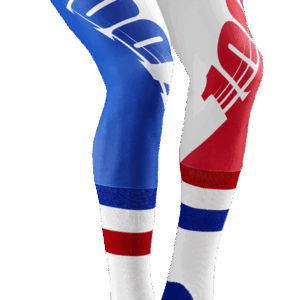 Mотокрос/вело чорапи 100% REV KNEE BRACE BLUE/REDMотокрос/вело чорапи 100% REV KNEE BRACE BLUE/RED