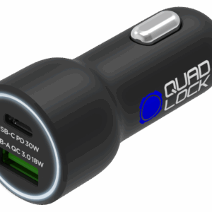 QUAD LOCK Dual USB (C+A) Car Charger 48WQUAD LOCK Dual USB (C+A) Car Charger 48W
