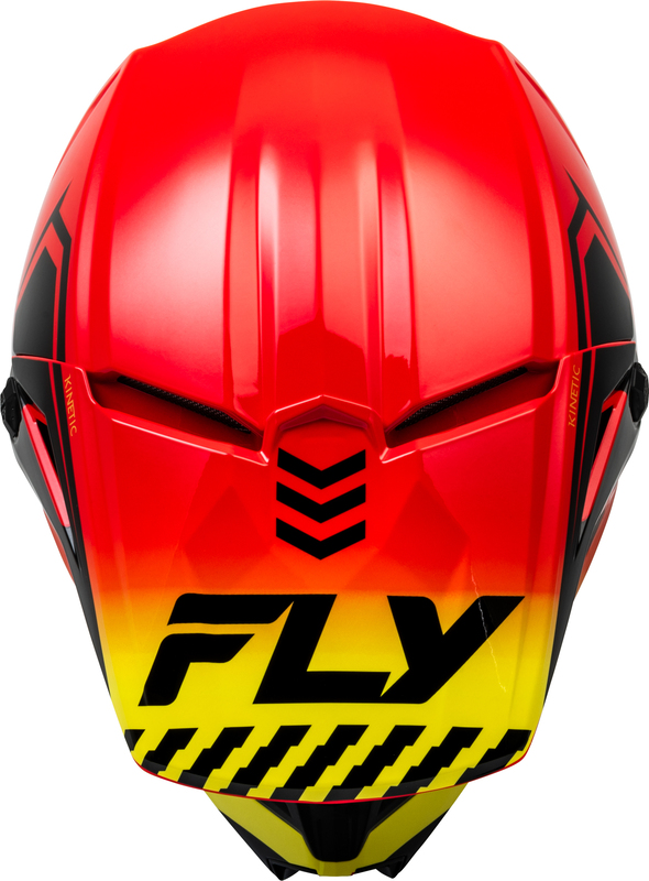 Детска крос каска FLY RACING Kinetic Menace - Red/Black/YellowДетска крос каска FLY RACING Kinetic Menace - Red/Black/Yellow - Image 3