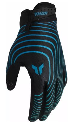 Mотокрос ръкавици THOR LAUNCHMODE IDENTITY TEAL/BLACKMотокрос ръкавици THOR LAUNCHMODE IDENTITY TEAL/BLACK - Image 3