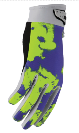 Mотокрос ръкавици THOR LAUNCHMODE BLEACH GRAY/ACIDMотокрос ръкавици THOR LAUNCHMODE BLEACH GRAY/ACID - Image 3
