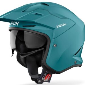 Kаска за скутер AIROH Kombakt Petrol Green MattKаска за скутер AIROH Kombakt Petrol Green Matt