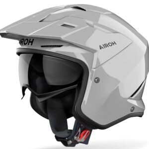 Kаска за скутер AIROH Kombakt Concrete Grey GlossKаска за скутер AIROH Kombakt Concrete Grey Gloss