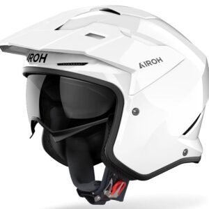 Kаска за скутер AIROH Kombakt WHITE GlossKаска за скутер AIROH Kombakt WHITE Gloss