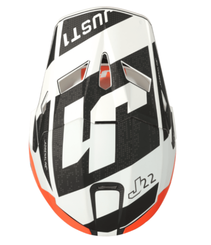 Mотокрос каска Just1 J-22 C Adrenaline Orange/Carbon MattMотокрос каска Just1 J-22 C Adrenaline Orange/Carbon Matt - Image 2