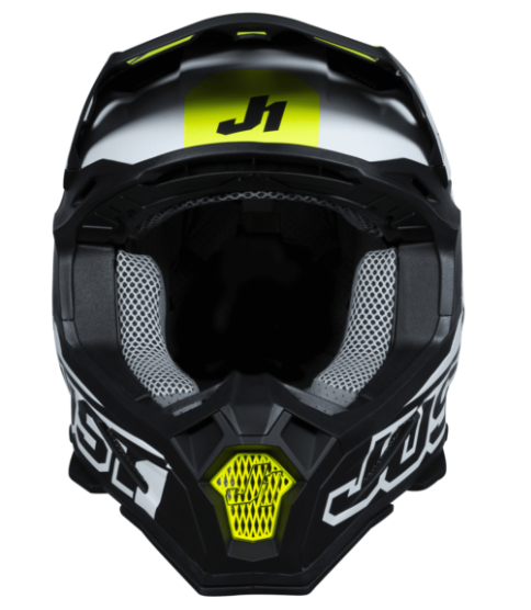 Mотокрос каска Just1 J-22 F Dynamo Fluo Yellow/White/BlackMотокрос каска Just1 J-22 F Dynamo Fluo Yellow/White/Black - Image 4