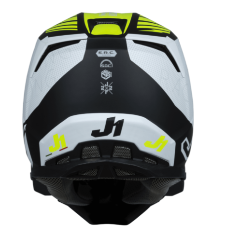 Mотокрос каска Just1 J-22 F Dynamo Fluo Yellow/White/BlackMотокрос каска Just1 J-22 F Dynamo Fluo Yellow/White/Black - Image 3