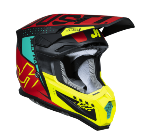 Mотокрос каска Just1 J-22 F Falcon Fluo Red/Yellow/BlackMотокрос каска Just1 J-22 F Falcon Fluo Red/Yellow/Black