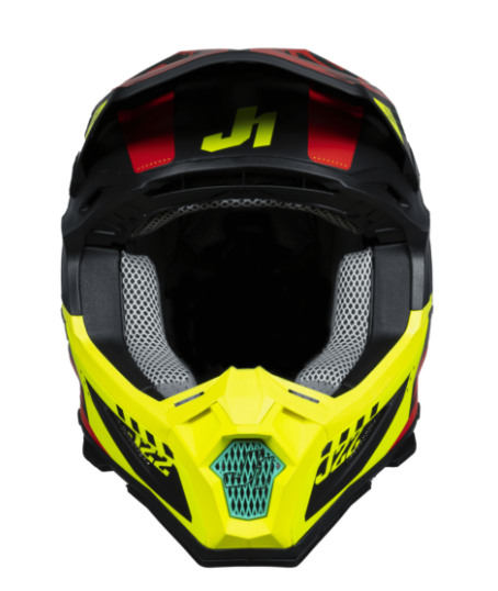 Mотокрос каска Just1 J-22 F Falcon Fluo Red/Yellow/BlackMотокрос каска Just1 J-22 F Falcon Fluo Red/Yellow/Black - Image 3