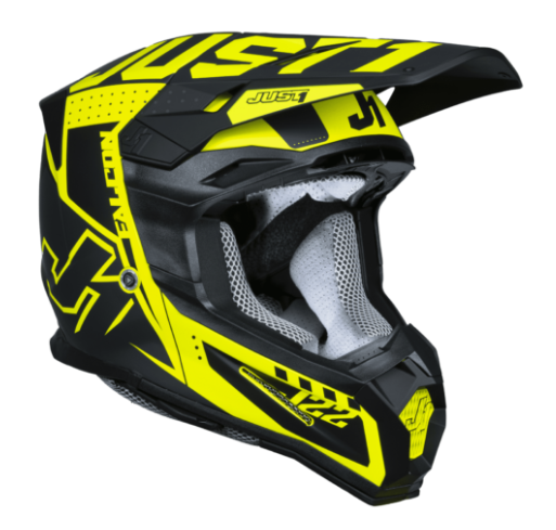 Mотокрос каска Just1 J-22 F Falcon Titanium/Black/Fluo YellowMотокрос каска Just1 J-22 F Falcon Titanium/Black/Fluo Yellow - Image 5