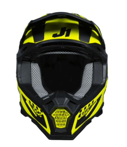 Mотокрос каска Just1 J-22 F Falcon Titanium/Black/Fluo YellowMотокрос каска Just1 J-22 F Falcon Titanium/Black/Fluo Yellow - Image 4