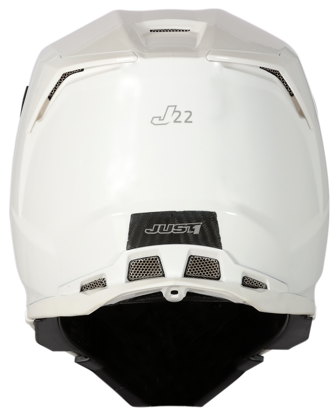 Mотокрос каска Just1 J-22 F Solid White GlossMотокрос каска Just1 J-22 F Solid White Gloss - Image 2