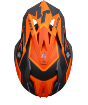 Mотокрос каска Just1 J-18 F Hexa Orange/Titanium/BlackMотокрос каска Just1 J-18 F Hexa Orange/Titanium/Black - Image 2