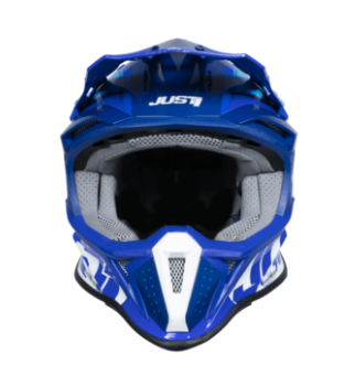 Mотокрос каска Just1 J-18 F Hexa White/BlueMотокрос каска Just1 J-18 F Hexa White/Blue - Image 3
