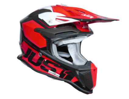 Mотокрос каска Just1 J-18 F Hexa White/Fluo Red/BlackMотокрос каска Just1 J-18 F Hexa White/Fluo Red/Black