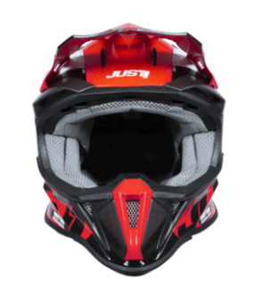 Mотокрос каска Just1 J-18 F Hexa White/Fluo Red/BlackMотокрос каска Just1 J-18 F Hexa White/Fluo Red/Black - Image 4