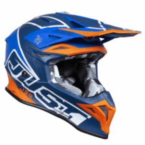 Mотокрос каска Just1 J-39 Thruster White/Fluo Orange/BlueMотокрос каска Just1 J-39 Thruster White/Fluo Orange/Blue