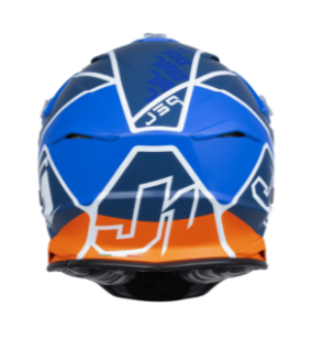 Mотокрос каска Just1 J-39 Thruster White/Fluo Orange/BlueMотокрос каска Just1 J-39 Thruster White/Fluo Orange/Blue - Image 3