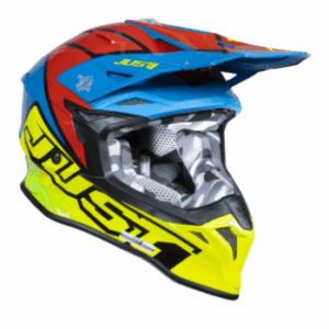 Mотокрос каска Just1 J-39 Thruster Fluo Yellow/Red/BlueMотокрос каска Just1 J-39 Thruster Fluo Yellow/Red/Blue