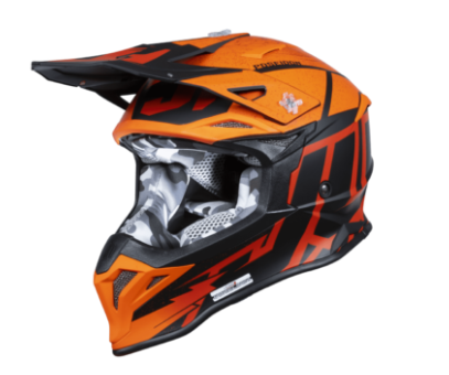 Mотокрос каска Just1 J-39 Poseidon Fluo Orange/Red/BlackMотокрос каска Just1 J-39 Poseidon Fluo Orange/Red/Black - Image 5