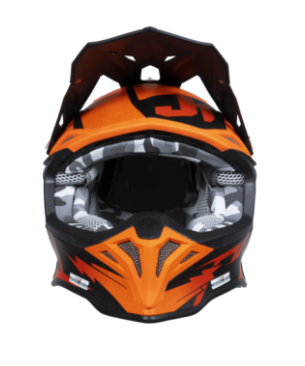 Mотокрос каска Just1 J-39 Poseidon Fluo Orange/Red/BlackMотокрос каска Just1 J-39 Poseidon Fluo Orange/Red/Black - Image 4