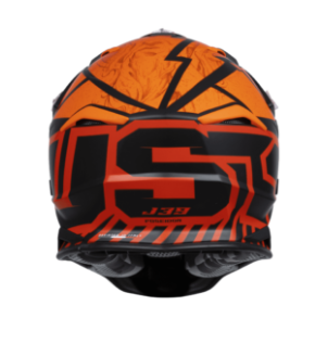 Mотокрос каска Just1 J-39 Poseidon Fluo Orange/Red/BlackMотокрос каска Just1 J-39 Poseidon Fluo Orange/Red/Black - Image 3