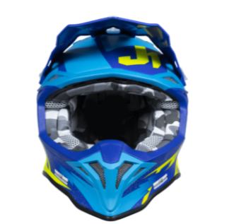 Mотокрос каска Just1 J-39 Poseidon Fluo Yellow/BlueMотокрос каска Just1 J-39 Poseidon Fluo Yellow/Blue - Image 4