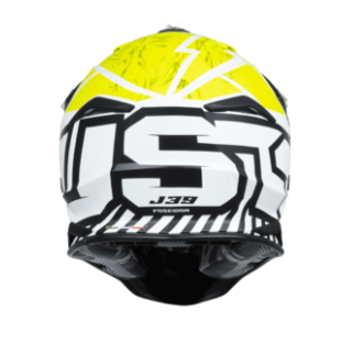 Mотокрос каска Just1 J-39 Poseidon Fluo Yellow/Black/WhiteMотокрос каска Just1 J-39 Poseidon Fluo Yellow/Black/White - Image 5