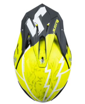Mотокрос каска Just1 J-39 Poseidon Fluo Yellow/Black/WhiteMотокрос каска Just1 J-39 Poseidon Fluo Yellow/Black/White - Image 4
