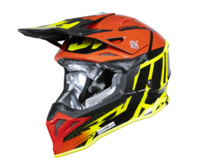 Mотокрос каска Just1 J-39 Poseidon Fluo Yellow/Red BlackMотокрос каска Just1 J-39 Poseidon Fluo Yellow/Red Black - Image 5