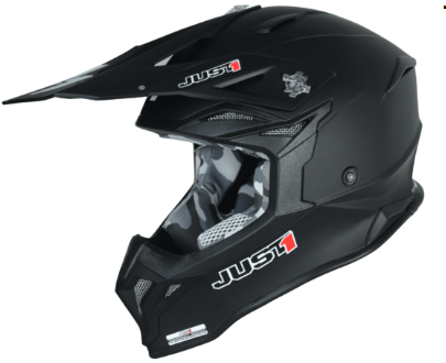Mотокрос каска Just1 J-39 Solid Black MattMотокрос каска Just1 J-39 Solid Black Matt - Image 2