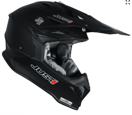 Mотокрос каска Just1 J-39 Solid Black MattMотокрос каска Just1 J-39 Solid Black Matt