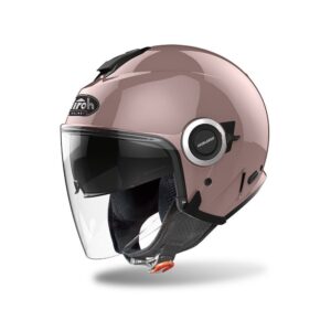 Kаска за скутер AIROH HELYOS METALLIC ROSEKаска за скутер AIROH HELYOS METALLIC ROSE