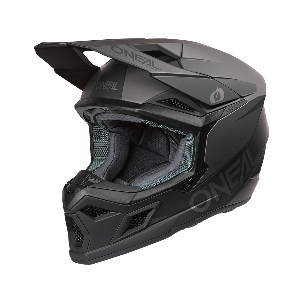 Мотокрос каска O'NEAL 3SERIES SOLID BLACK/GRAY V.26Мотокрос каска O'NEAL 3SERIES SOLID BLACK/GRAY V.26