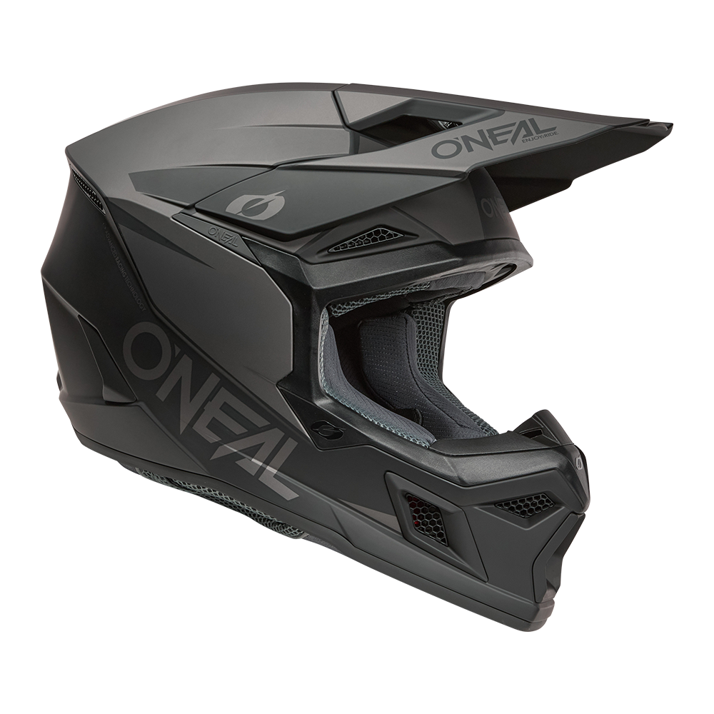Мотокрос каска O'NEAL 3SERIES SOLID BLACK/GRAY V.26Мотокрос каска O'NEAL 3SERIES SOLID BLACK/GRAY V.26 - Image 3