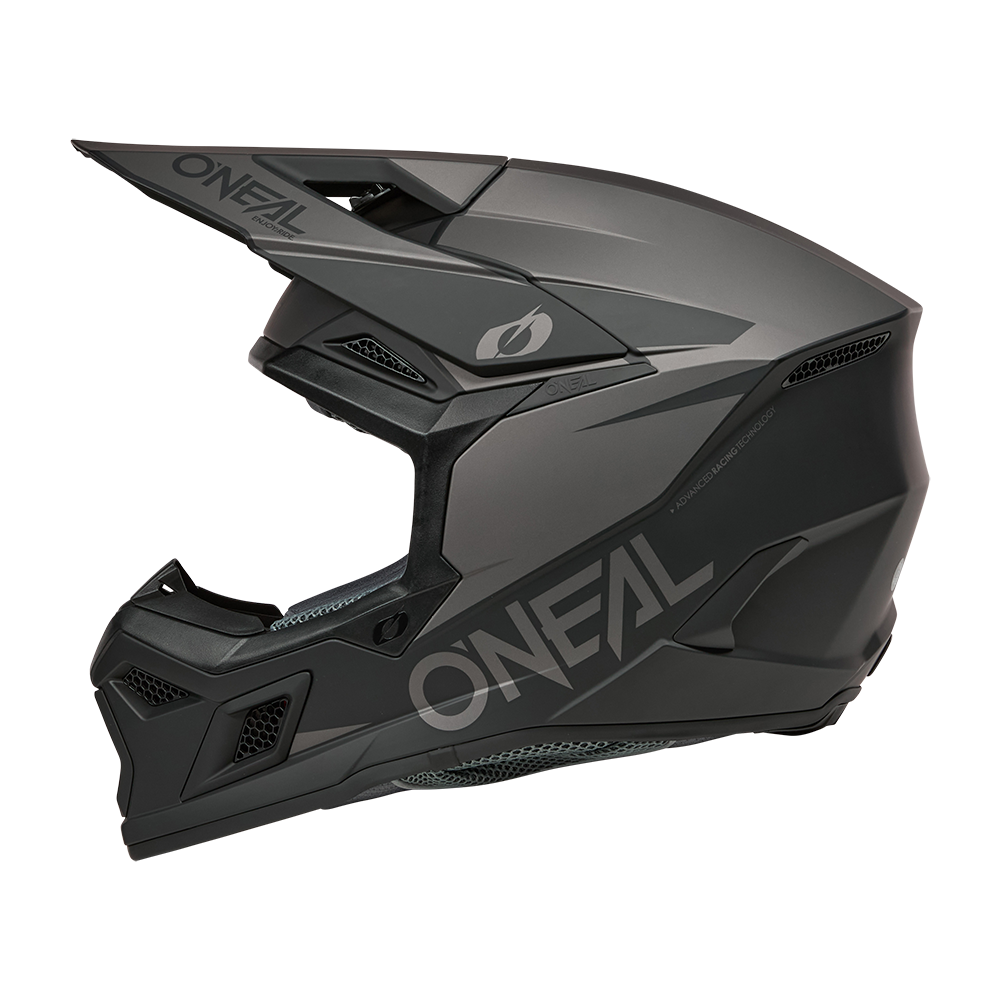 Мотокрос каска O'NEAL 3SERIES SOLID BLACK/GRAY V.26Мотокрос каска O'NEAL 3SERIES SOLID BLACK/GRAY V.26 - Image 5