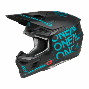 Мотокрос каска O'NEAL 3SERIES STATIC BLACK/TEAL V.25Мотокрос каска O'NEAL 3SERIES STATIC BLACK/TEAL V.25