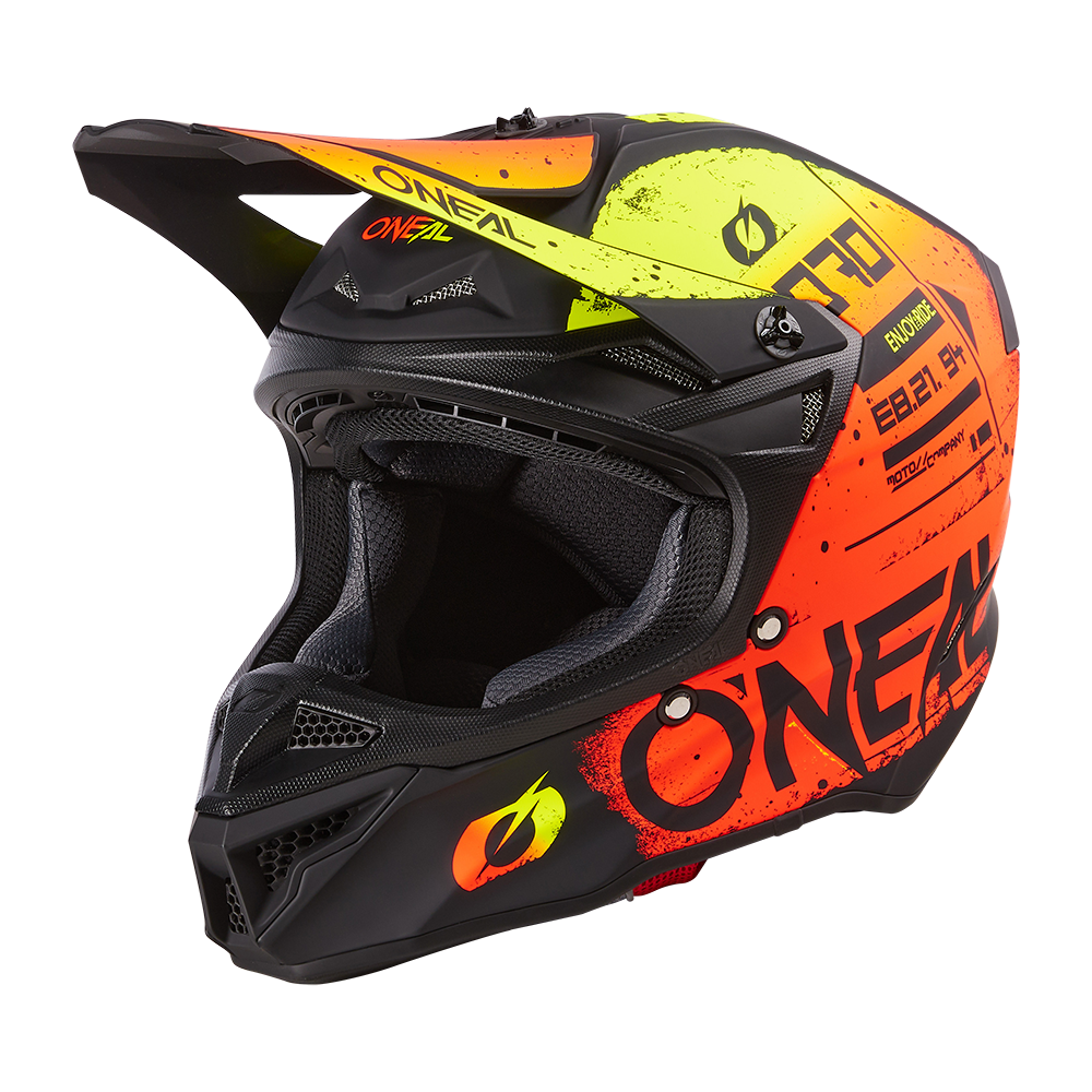 Мотокрос каска O'NEAL 5SERIES SCARZ BLACK/RED/YELLOW V.24Мотокрос каска O'NEAL 5SERIES SCARZ BLACK/RED/YELLOW V.24