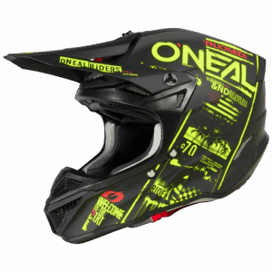 Мотокрос каска O'NEAL 5SERIES POLYACRYLITE ATTACK V.23 BLACK/NEON YELLOWМотокрос каска O'NEAL 5SERIES POLYACRYLITE ATTACK V.23 BLACK/NEON YELLOW