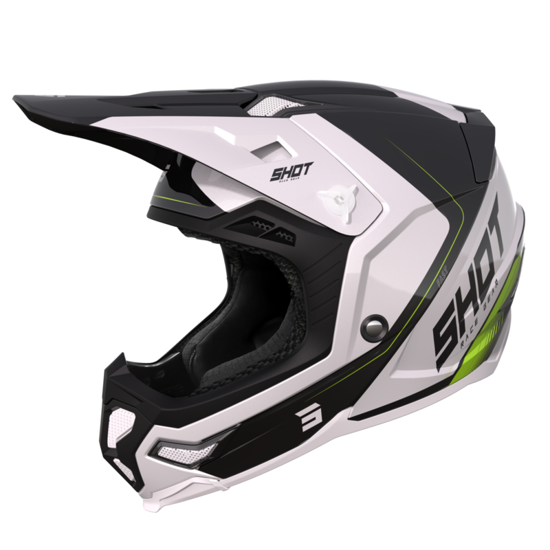 Мотокрос каска SHOT Core Fast Black PearlyМотокрос каска SHOT Core Fast Black Pearly