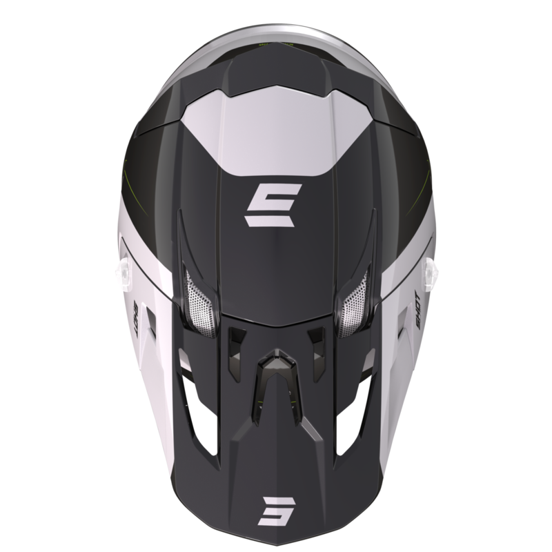 Мотокрос каска SHOT Core Fast Black PearlyМотокрос каска SHOT Core Fast Black Pearly - Image 3