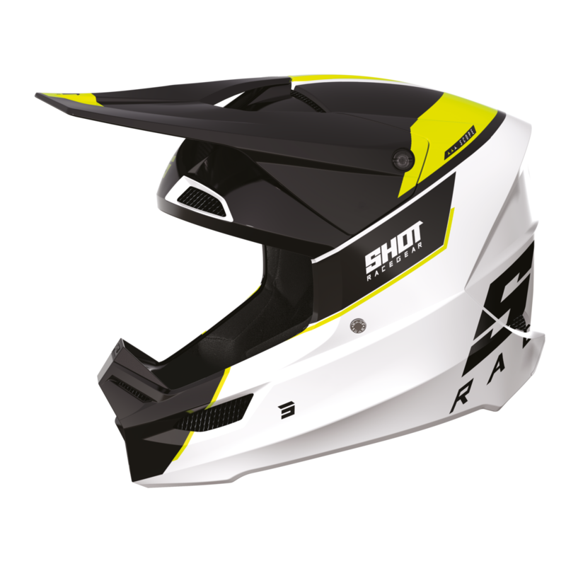 Мотокрос каска SHOT Furious Scope Neon Yellow GlossyМотокрос каска SHOT Furious Scope Neon Yellow Glossy