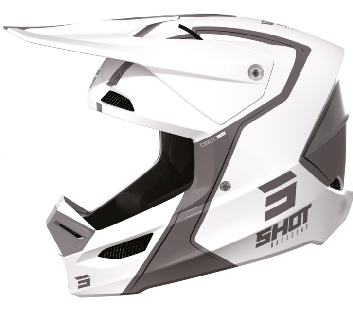 Мотокрос каска SHOT Furious Reflex White GlossyМотокрос каска SHOT Furious Reflex White Glossy