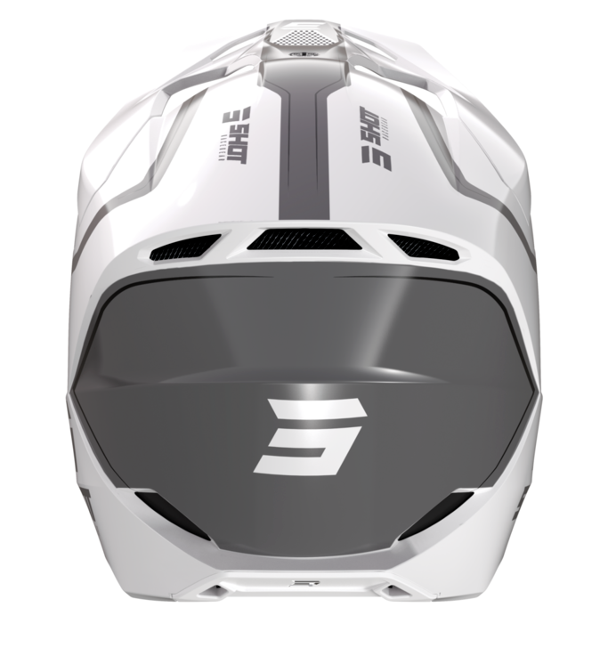 Мотокрос каска SHOT Furious Reflex White GlossyМотокрос каска SHOT Furious Reflex White Glossy - Image 2