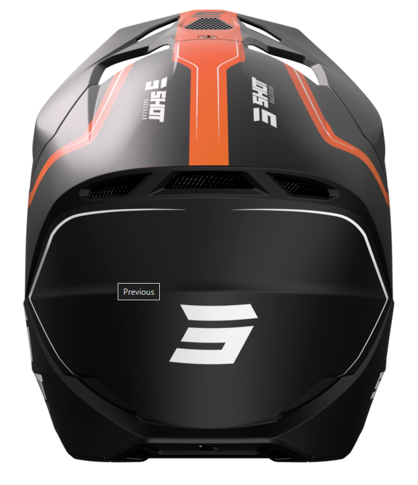 Мотокрос каска SHOT Furious Reflex Orange MattМотокрос каска SHOT Furious Reflex Orange Matt - Image 2