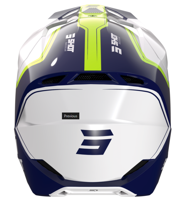 Мотокрос каска SHOT Furious Reflex Blue GlossyМотокрос каска SHOT Furious Reflex Blue Glossy - Image 2