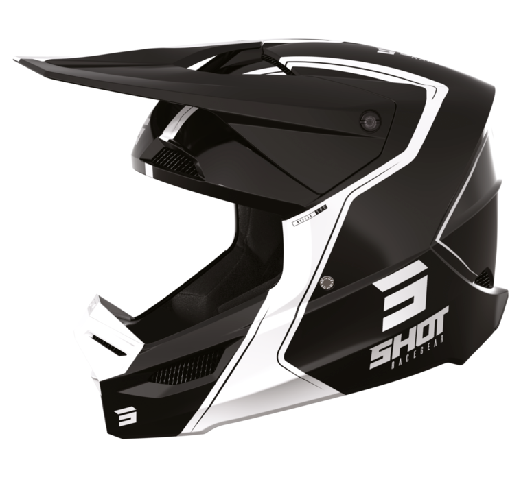 Мотокрос каска SHOT Furious Reflex Black GlossyМотокрос каска SHOT Furious Reflex Black Glossy